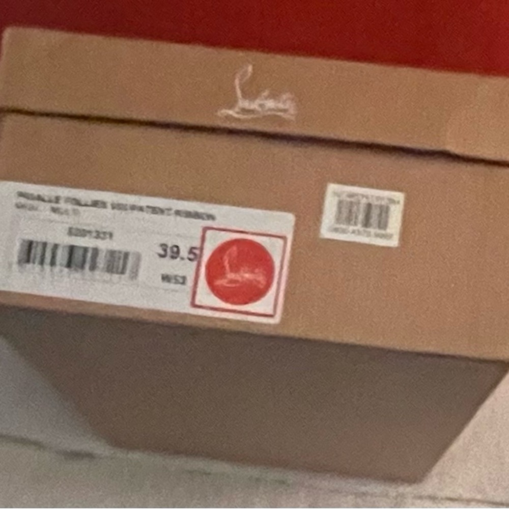 Christian Louboutin Black and Tan Heels - Picture 12 of 16